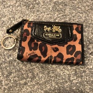 Authentic Coach Keychain Wallet